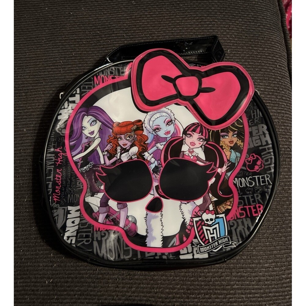 Monster High Vinyl Tote Purse Make Up Bag 2013